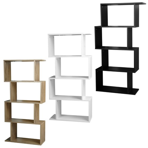 Wooden shaped bookcase - wooden,