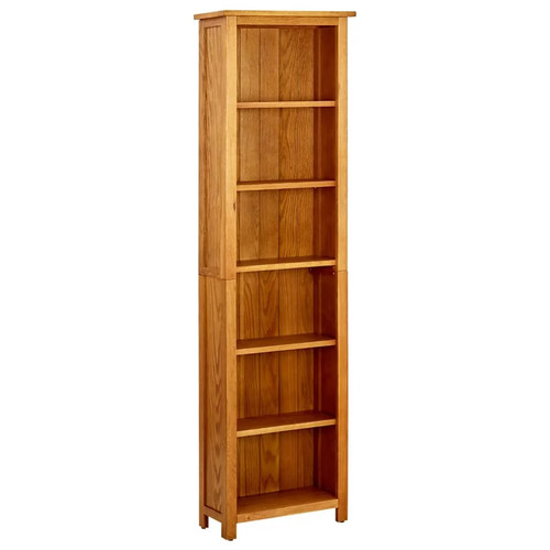 Rustic wooden bookcase solid - wooden,