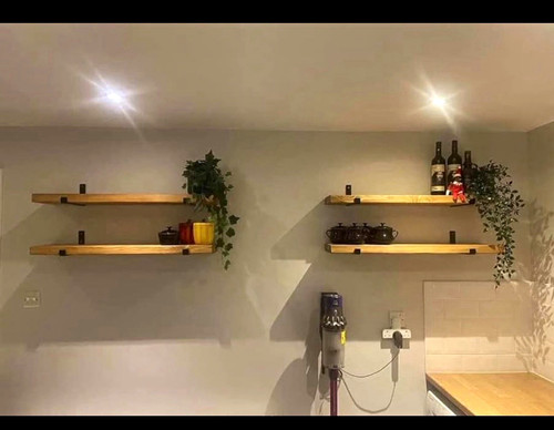 Rustic wall shelf wood - shelf,