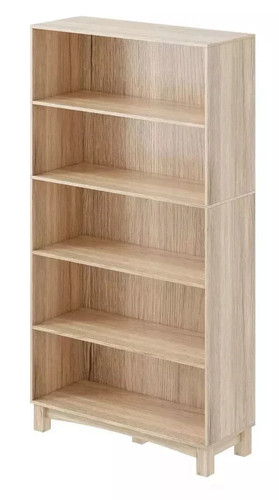 Tier wooden shelves bookcase - wooden,