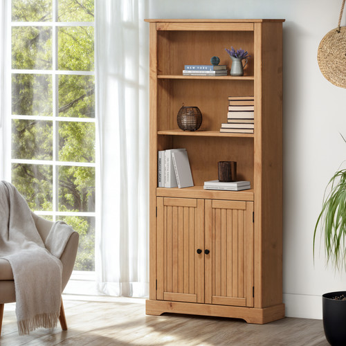 Country bookcase door - bookcase, large
