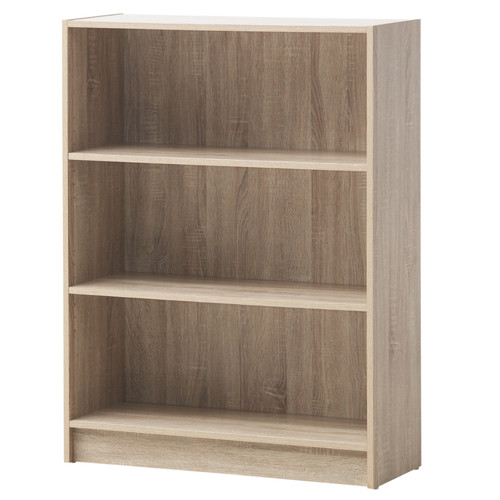 Low wide bookcase - low, bookshelf