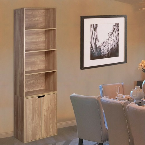 Tier oak bookcase with 2 - tier,