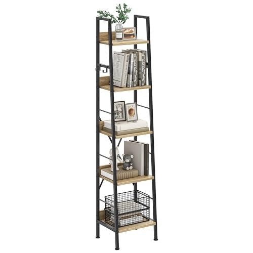 Chic freestanding bookcase - freestanding, in