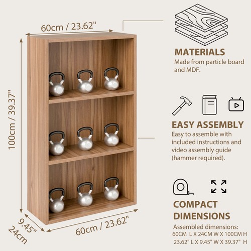 Wide shelf tier - shelf, wooden