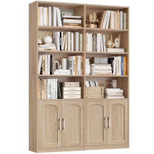 Tall bookcase with doors - tall,