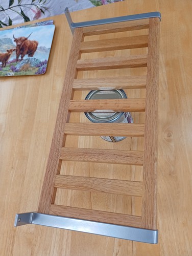 Oak wall shelf - shelf, @