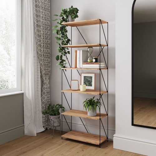 Bookcase tier oak - bookcase,