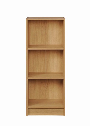 Medium narrow oak bookcase - medium,