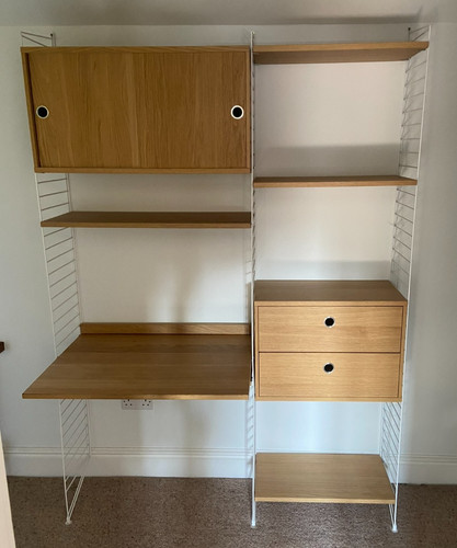 String shelf system - string,