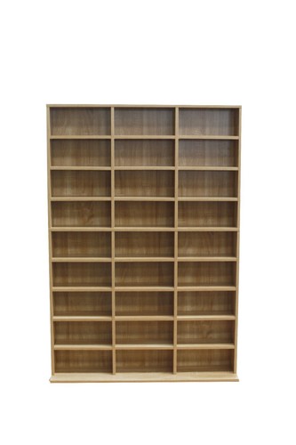 Oak bookcase storage cabinet - oak,