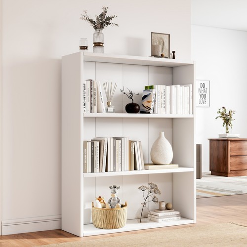 Shelf tier wooden bookcase - 3,