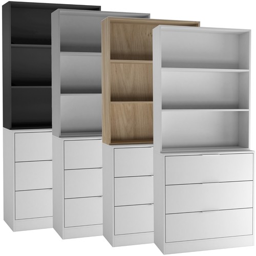 80cm drawer tier wooden - 60/80cm, 3