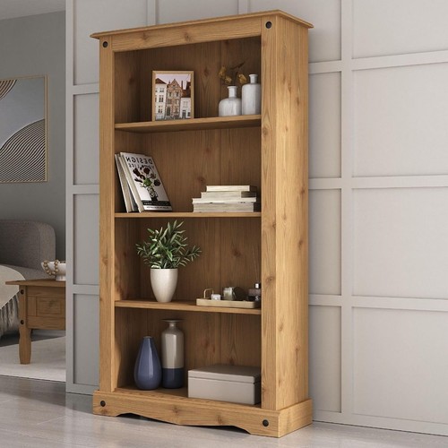 Corona bookcase pine medium - bookcase,