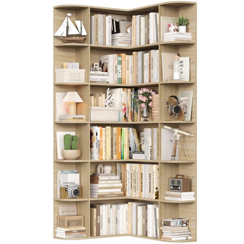 Shaped corner bookcase with - l-shaped,